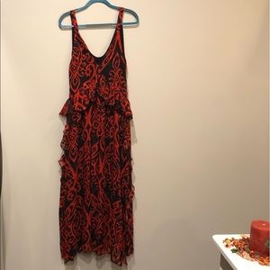 Never Worn -Nasty Gal Grand Entrance Jacquard Maxi